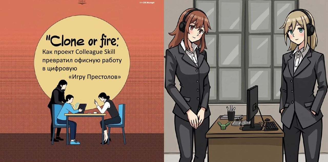 «Клонируй или уволят»: Как проект Colleague Skill превратил офисную работу в цифровую «Игру Престолов»